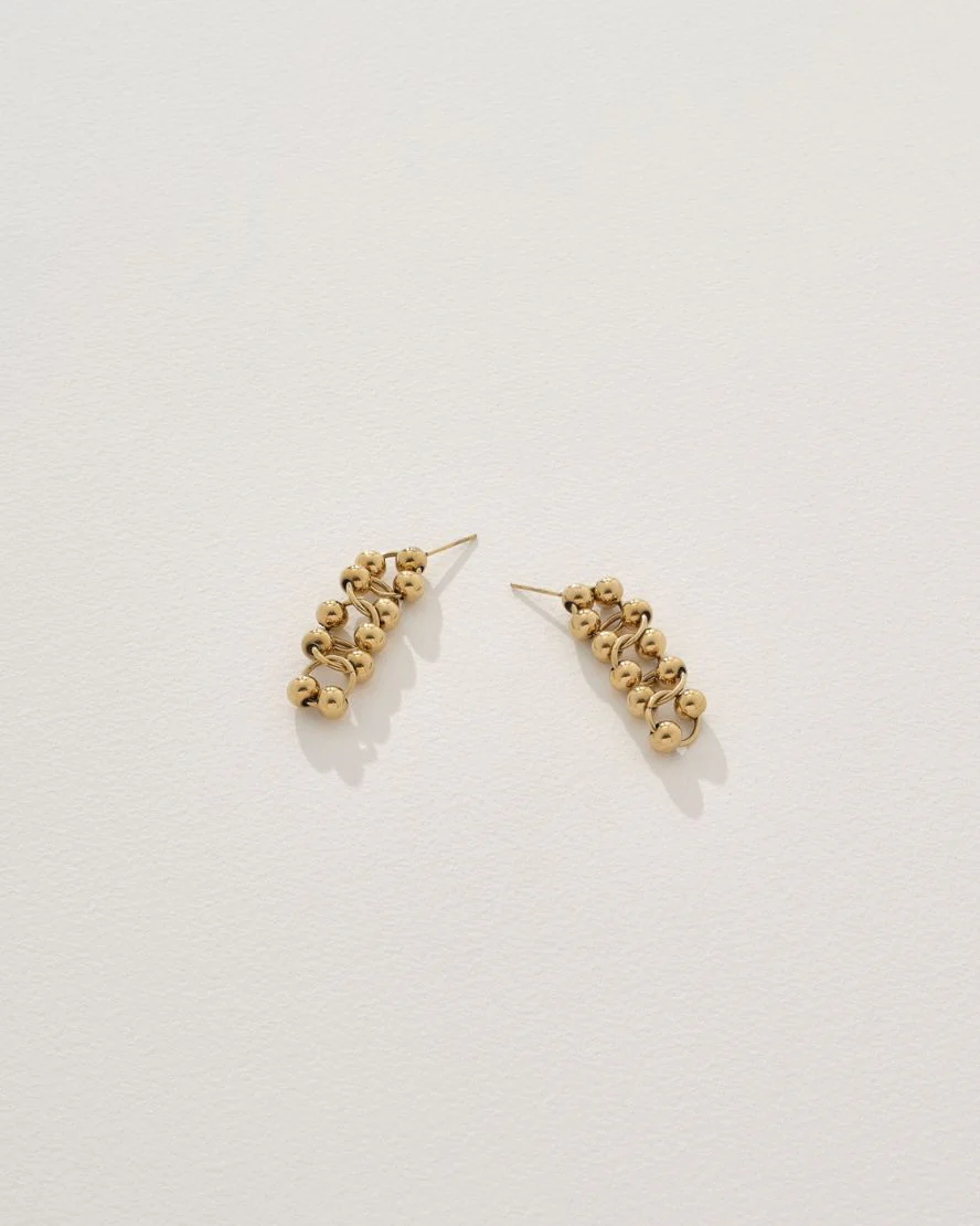 Amanda Earrings in Gold