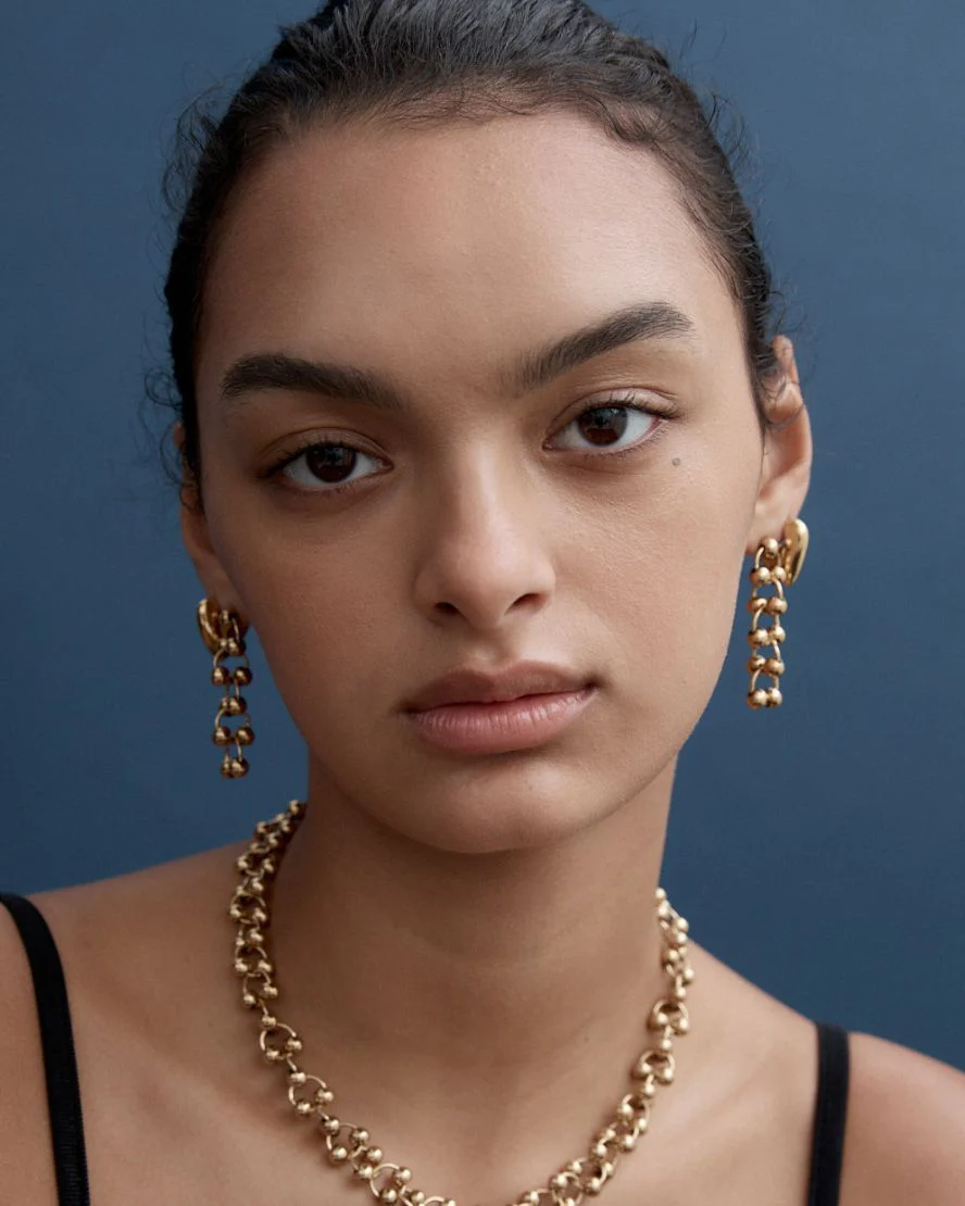 Amanda Earrings in Gold - Image 2