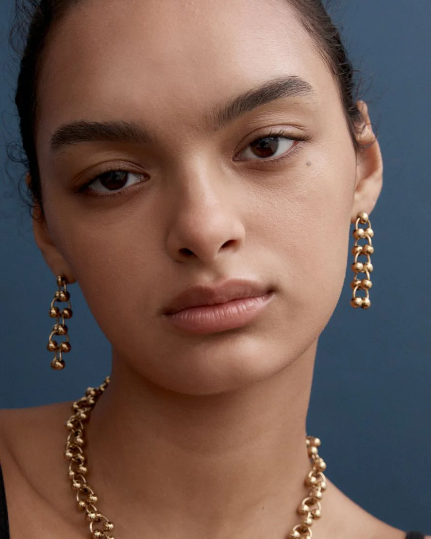 Amanda Earrings in Gold - Image 5