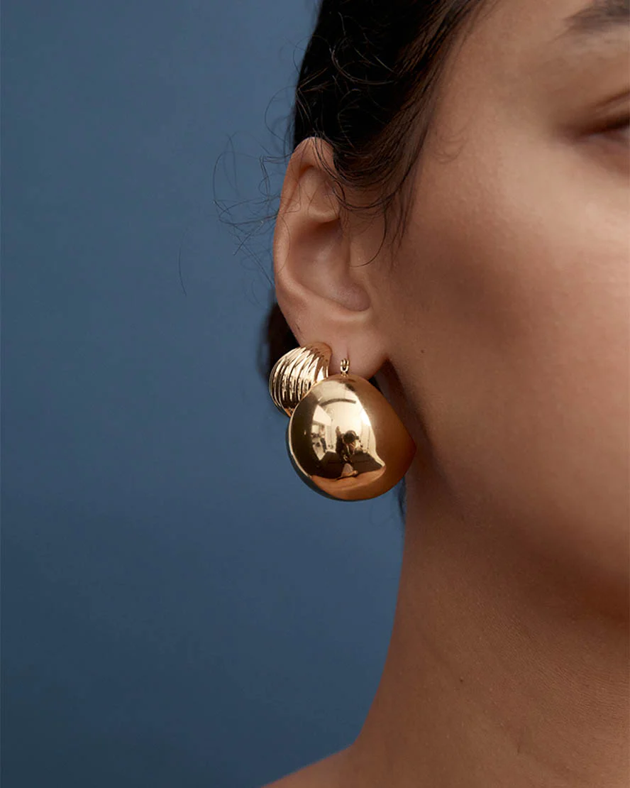 Autumn Earrings in Gold - Image 4