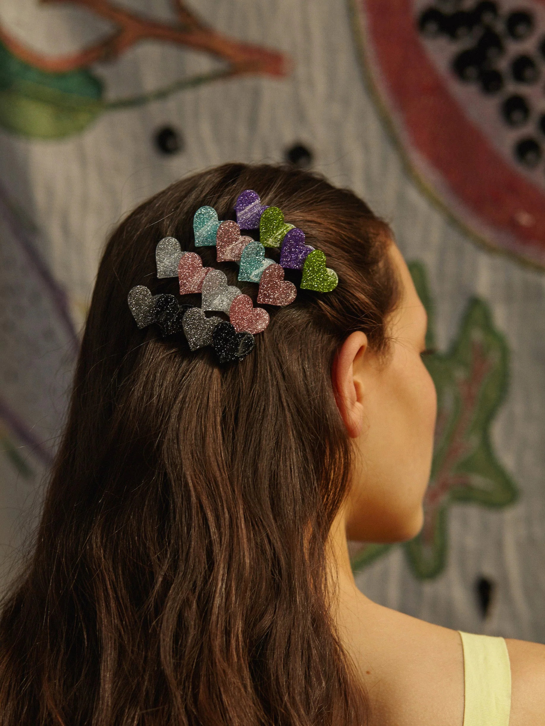 Bambi Clips Pink & Black - Image 3