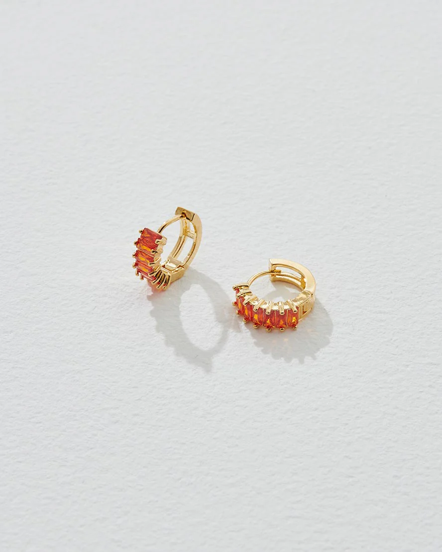 Birthstone Hoops