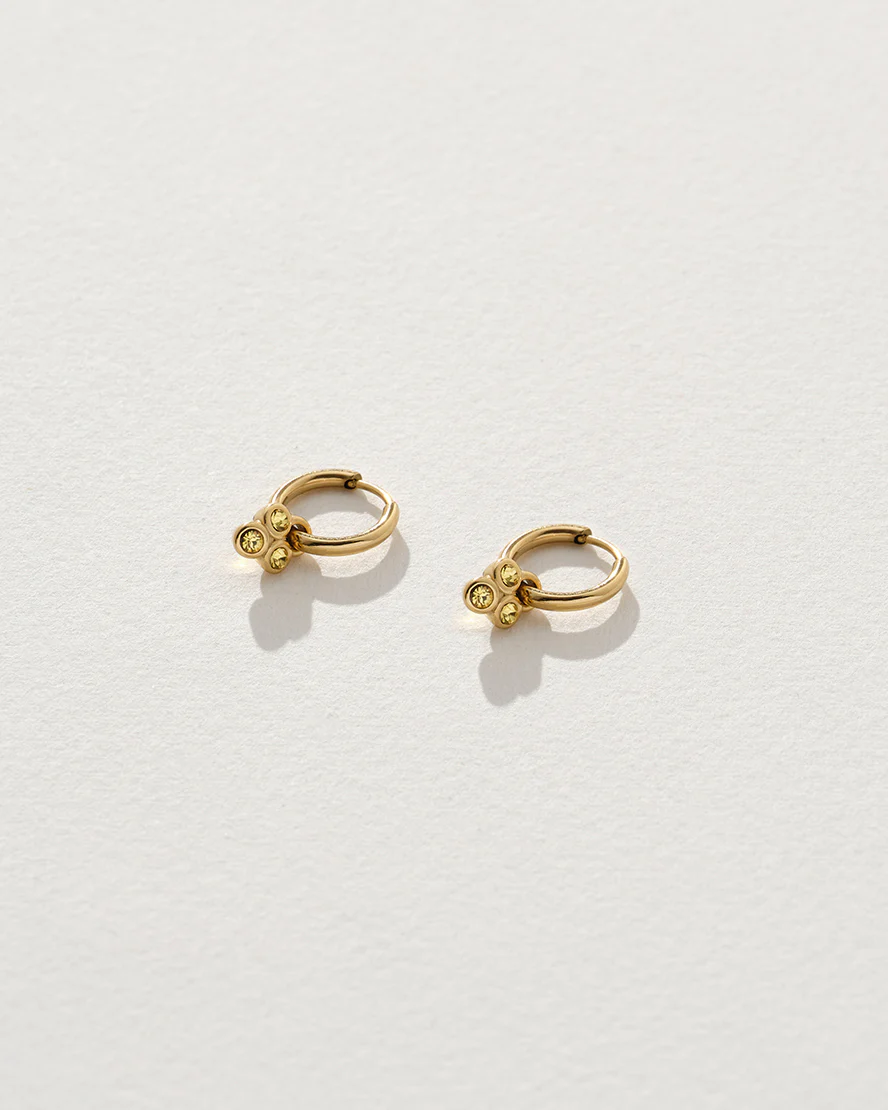 Birthstone Huggies - Image 11