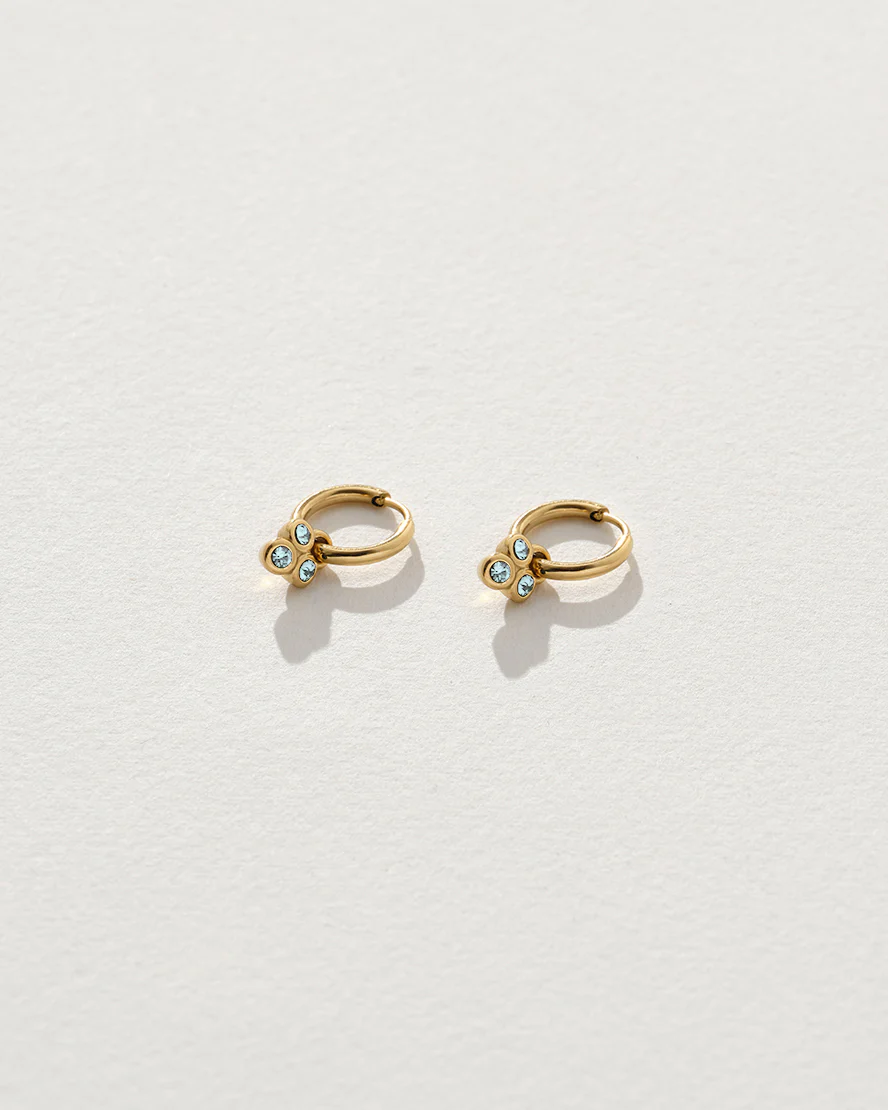 Birthstone Huggies - Image 3