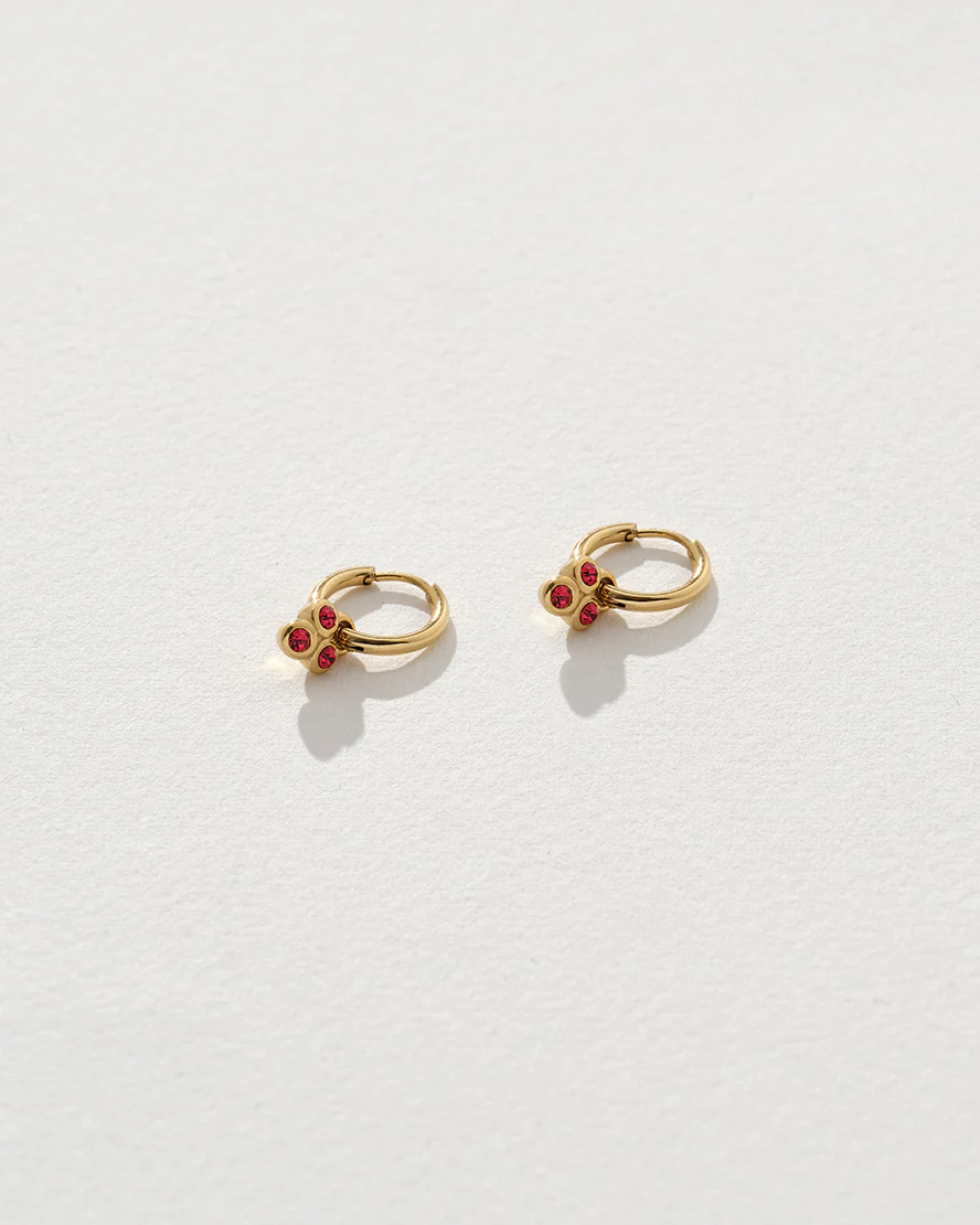 Birthstone Huggies - Image 7