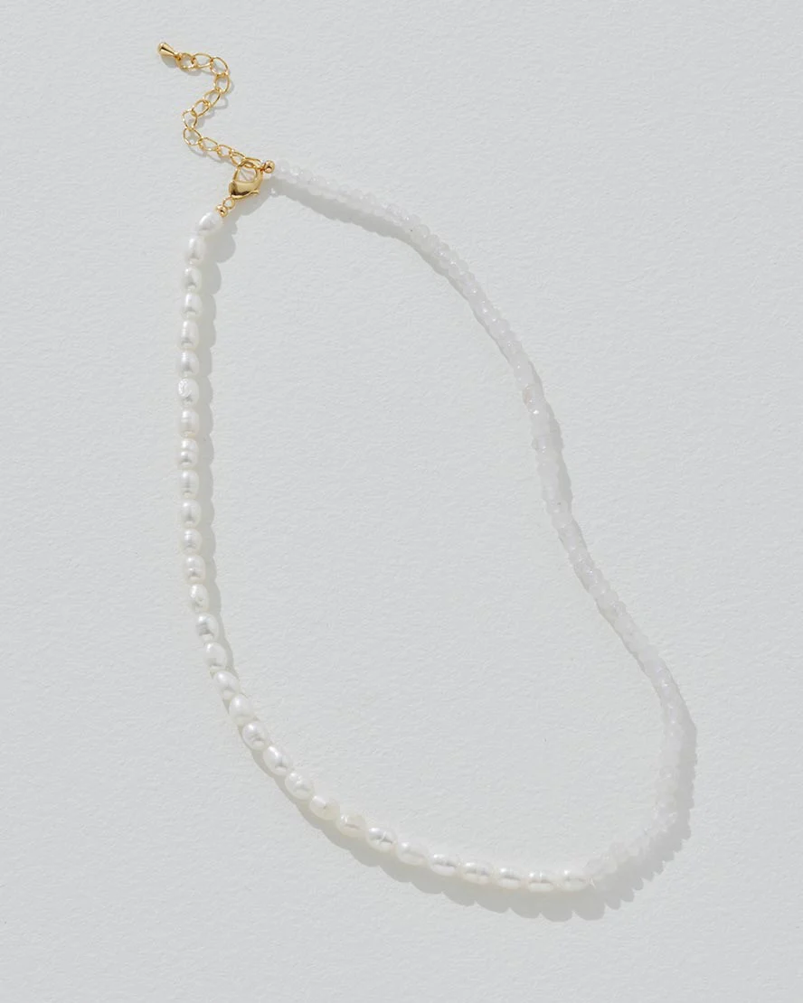 Birthstone Pearl Strand Necklace - Image 4