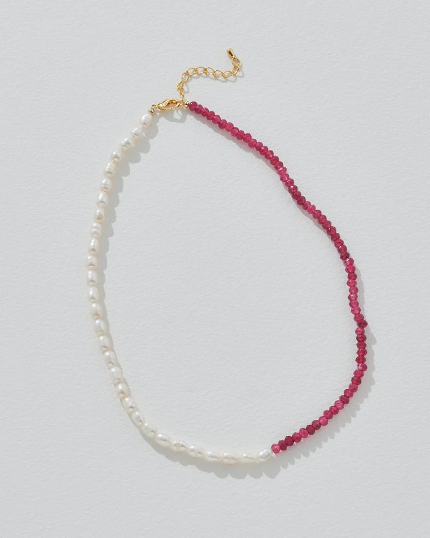 Birthstone Pearl Strand Necklace - Image 7