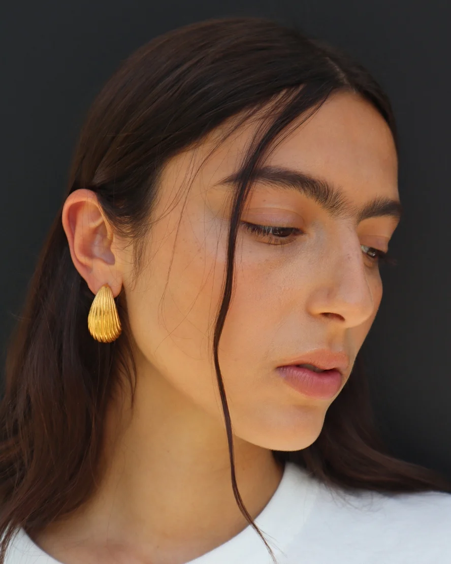 Colton Earrings in Gold - Image 5