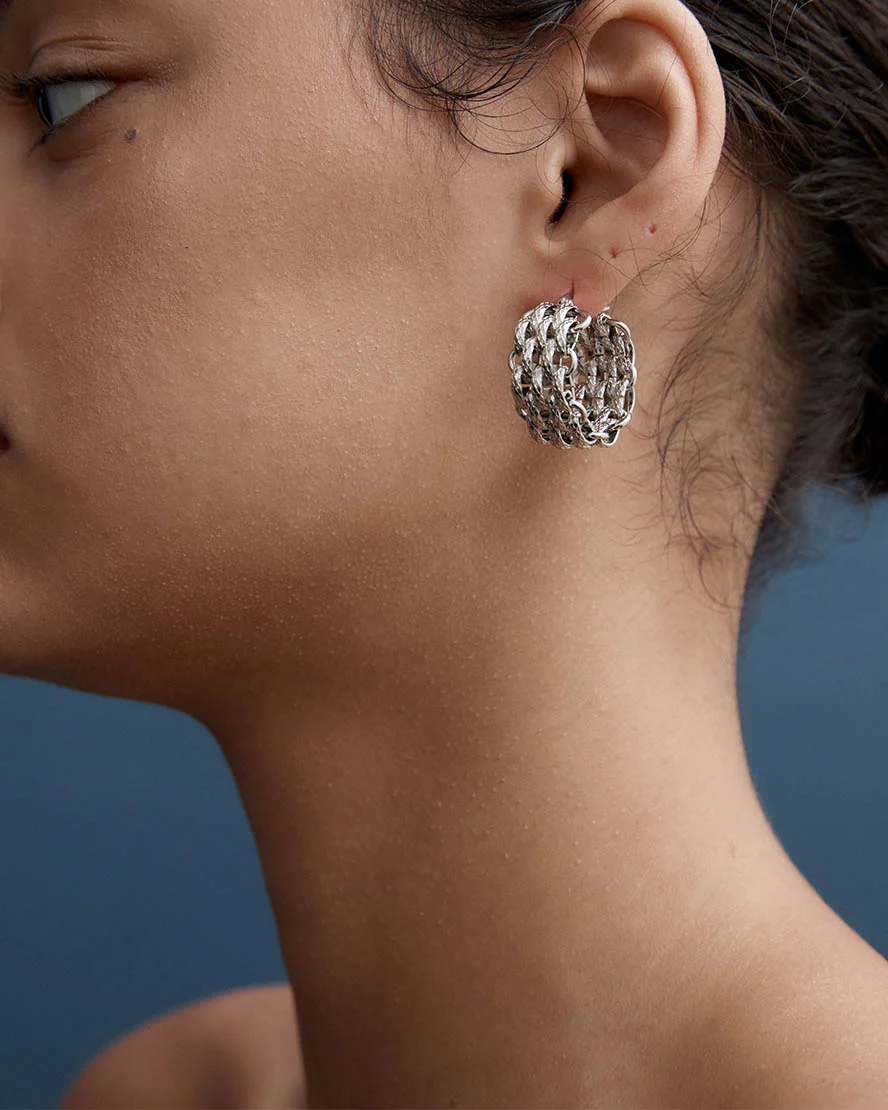 Danielle Earrings in Silver - Image 2