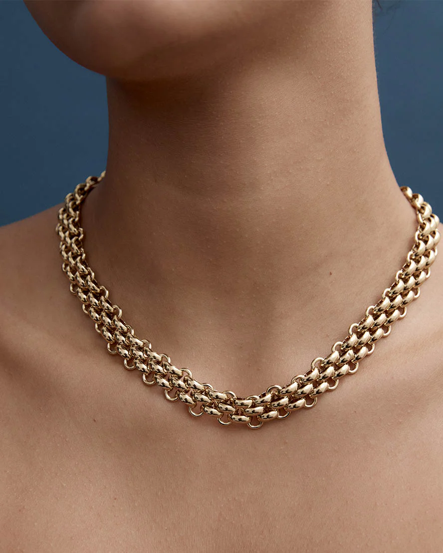Danielle Necklace in Gold - Image 2