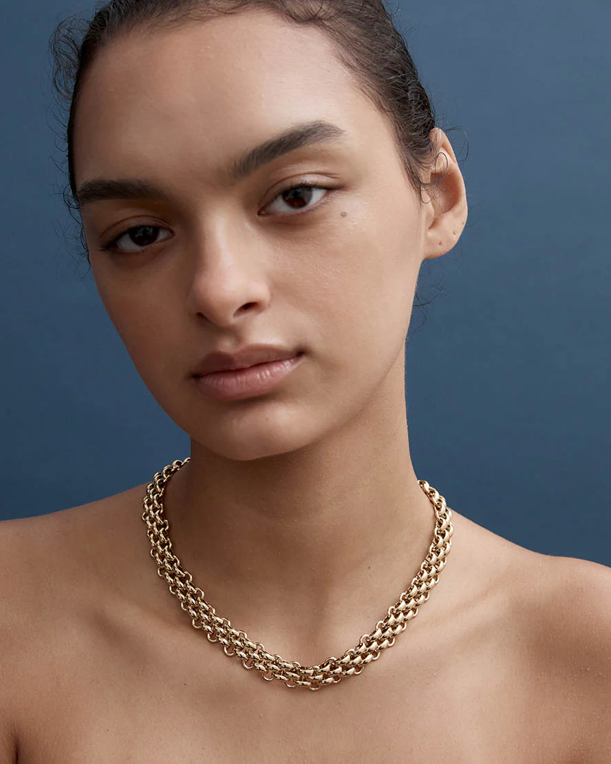 Danielle Necklace in Gold - Image 3