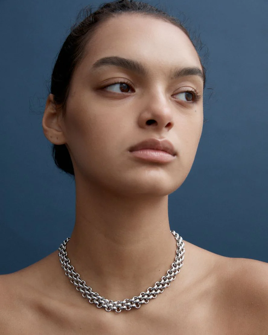 Danielle Necklace in SIlver - Image 2