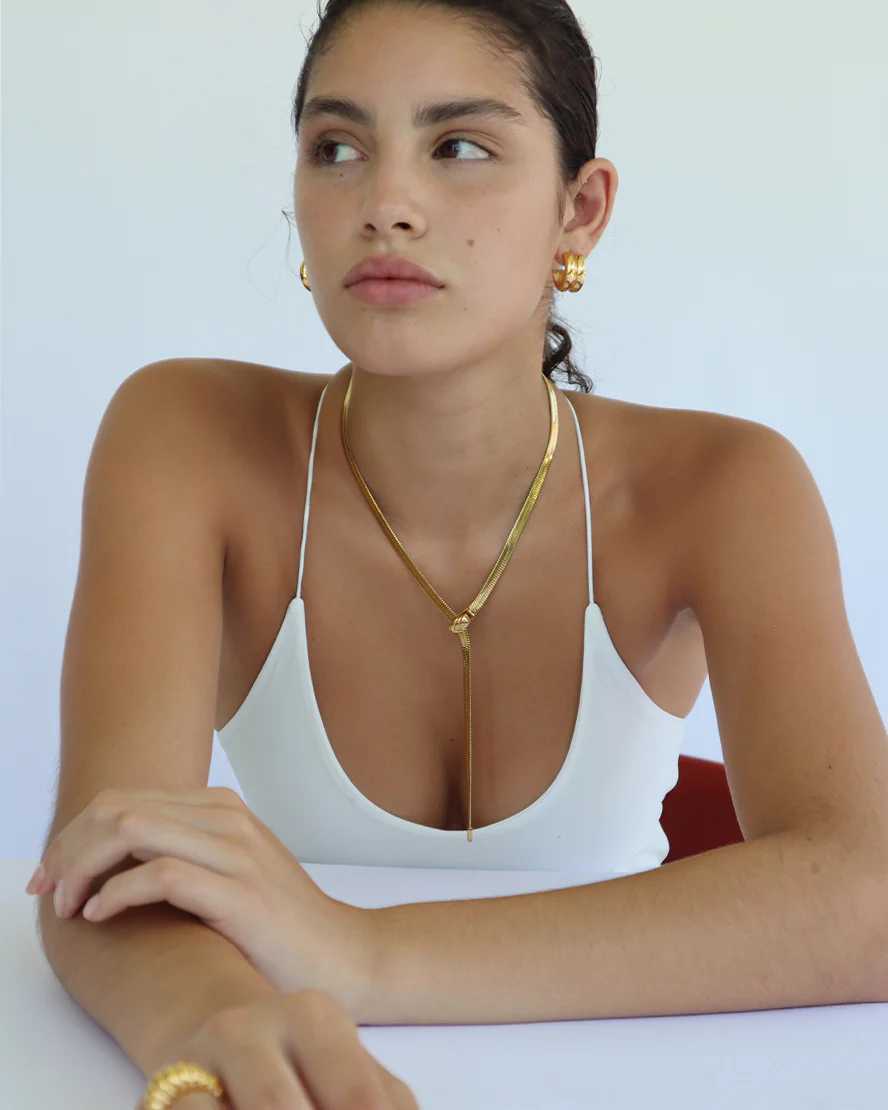 Esme Necklace in Gold - Image 4