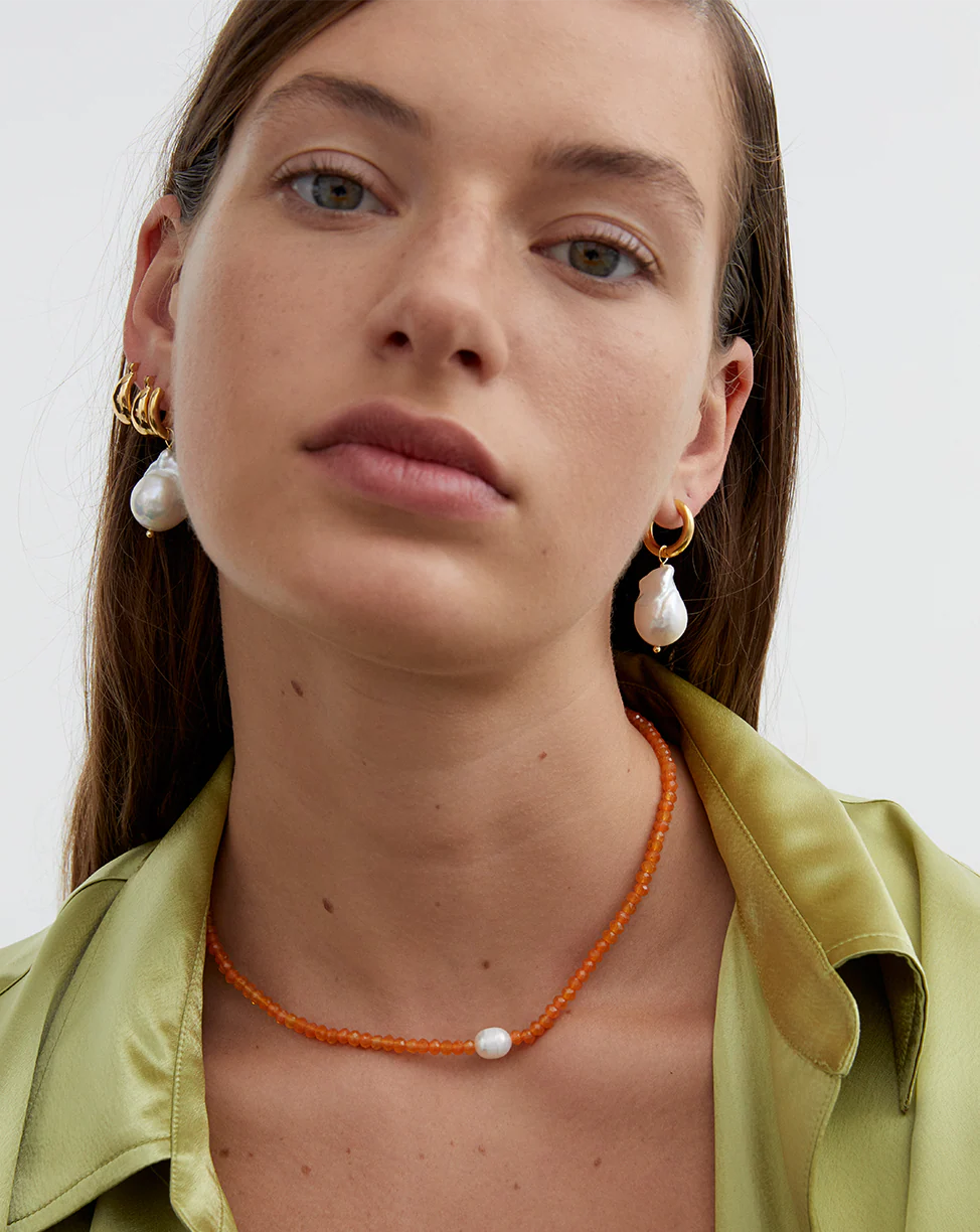 Entienne Necklace in Orange - Image 3