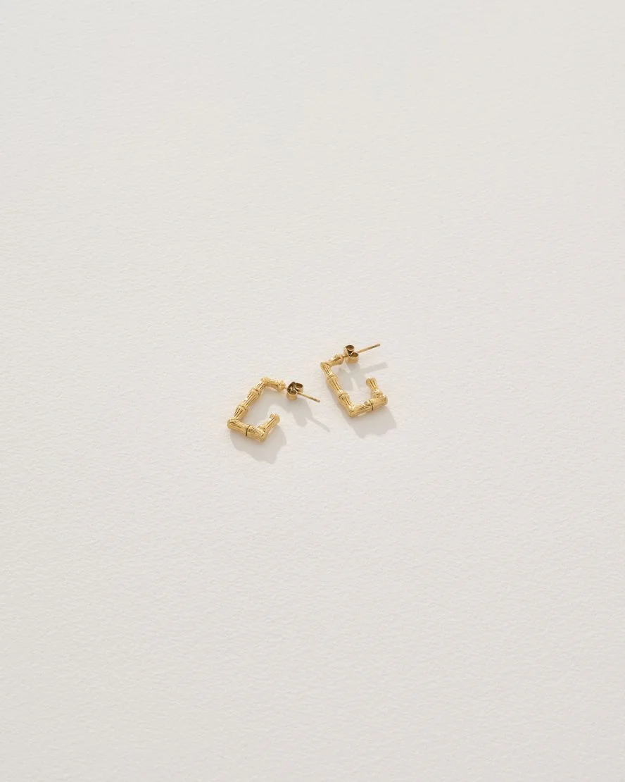 Fatima Earrings in Gold