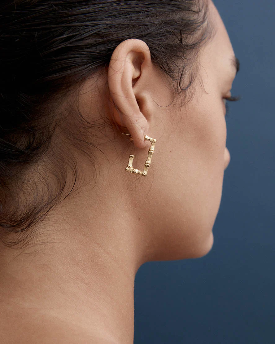 Fatima Earrings in Gold - Image 2