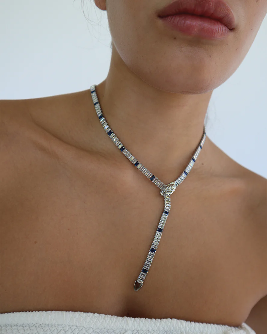 Fia Necklace in Silver - Image 3