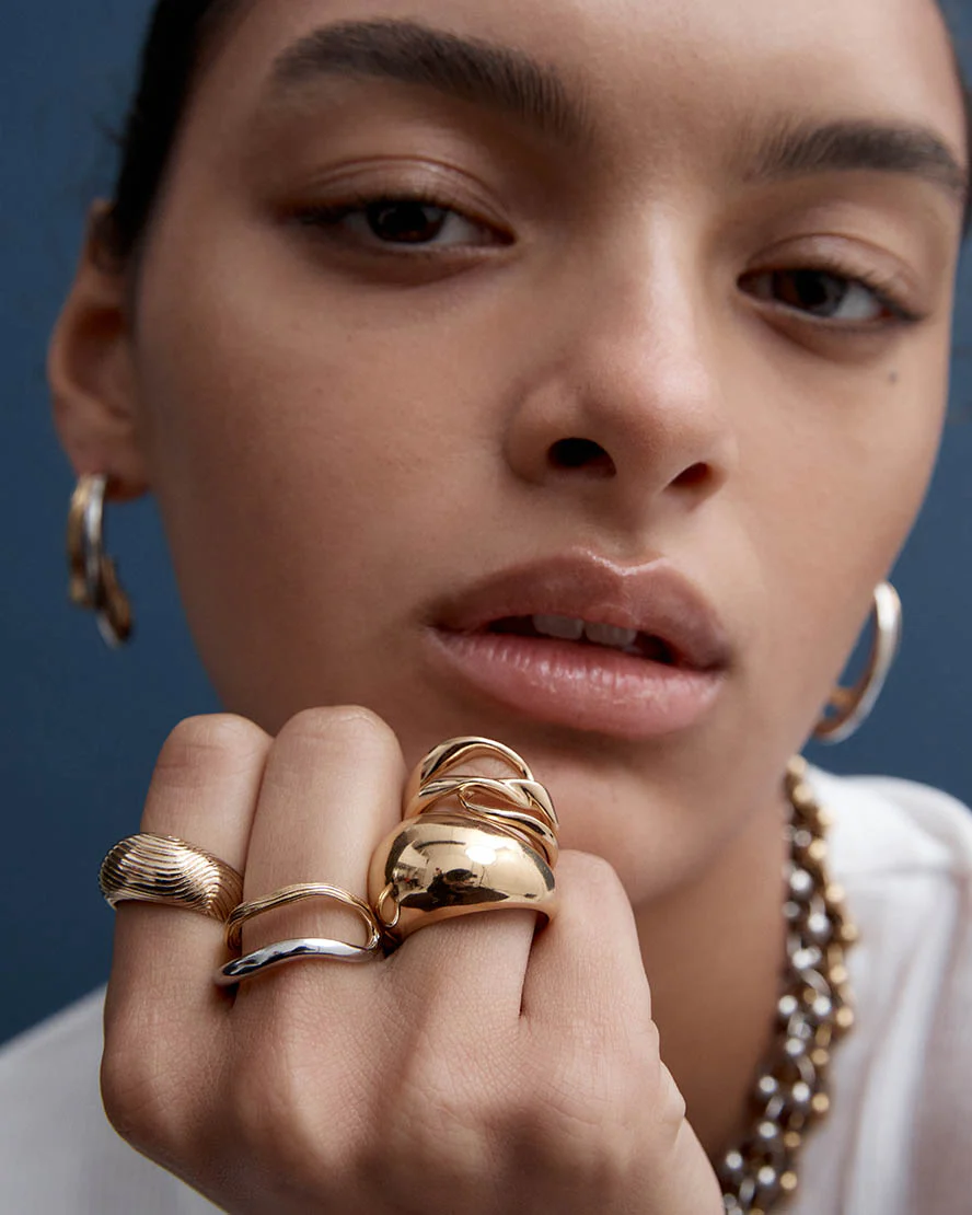Fletcher Ring in Gold/Silver - Image 3