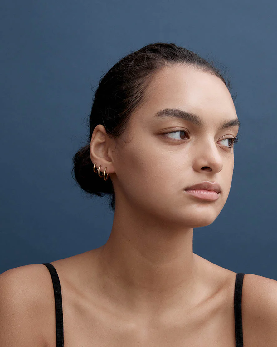 Gabriel Earring Set in Gold - Image 4