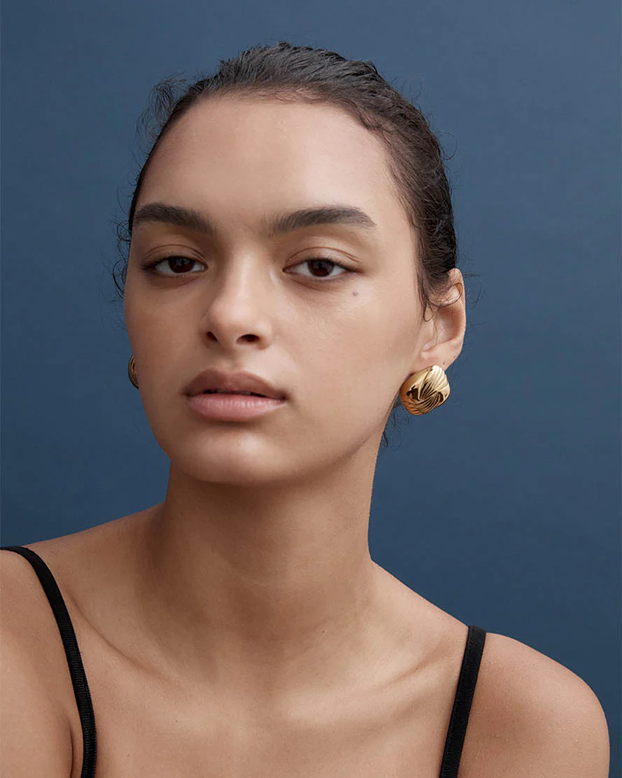 Gianna Earrings in Gold - Image 3
