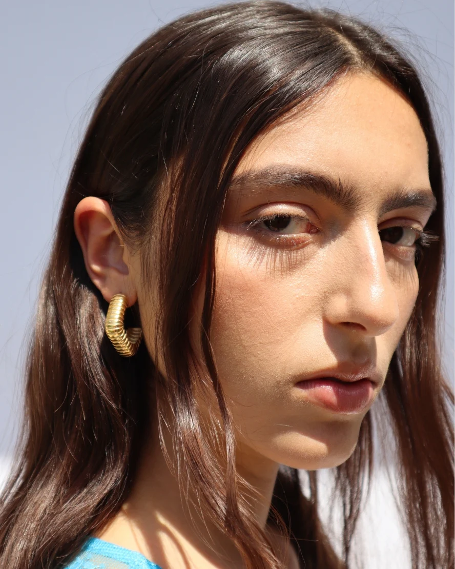 Gregory Earrings in Gold - Image 2