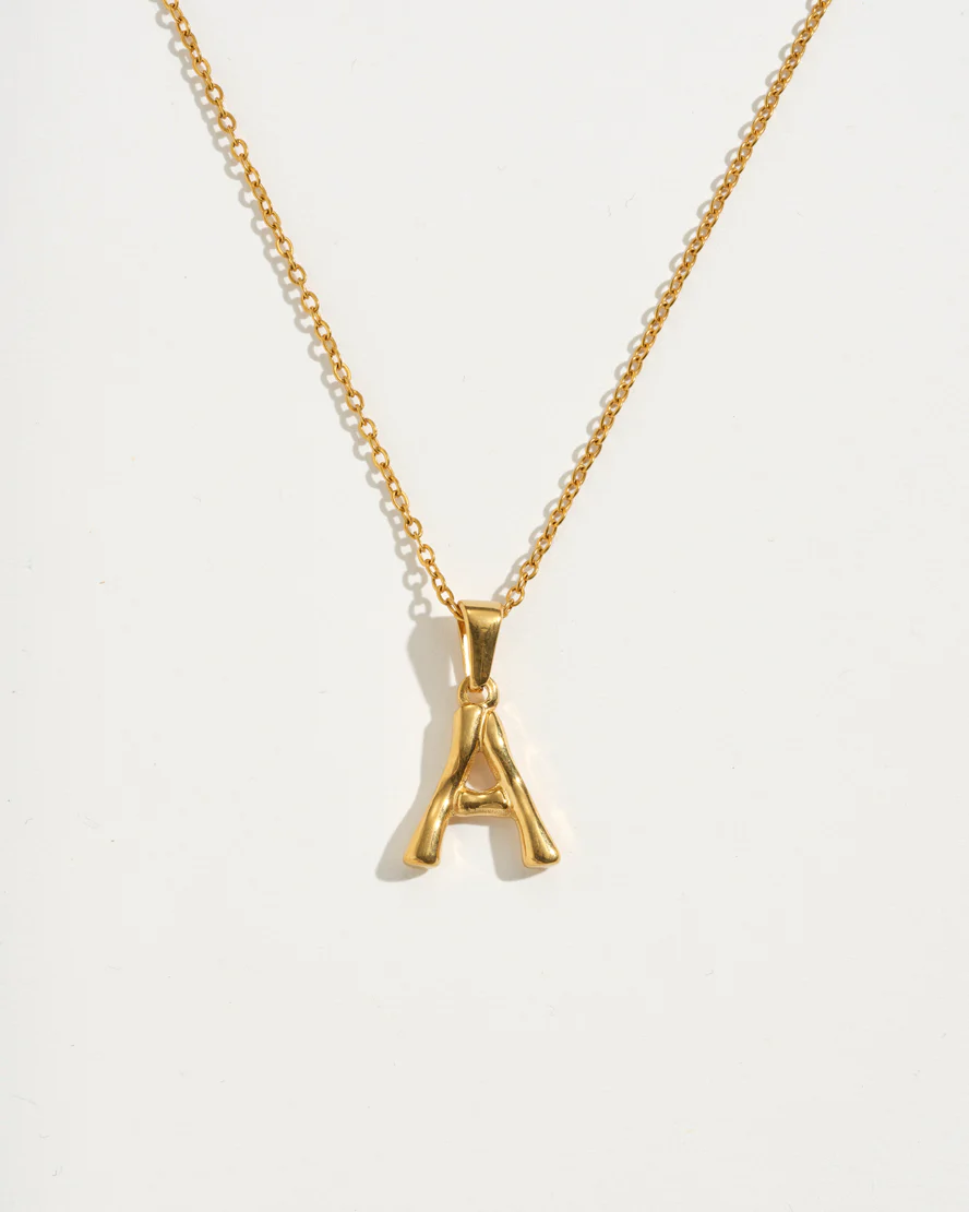 Initial Gold Charm