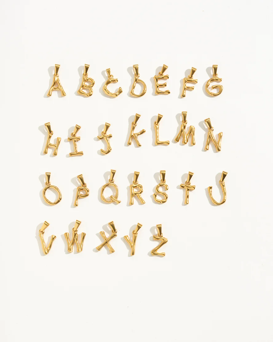 Initial Gold Charm - Image 2