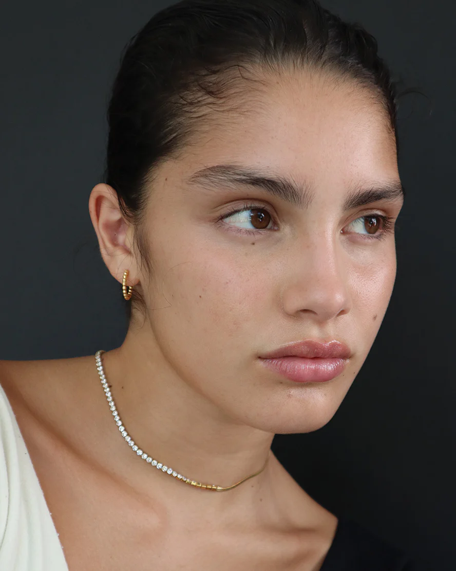 Isolde Huggies in Gold - Image 3