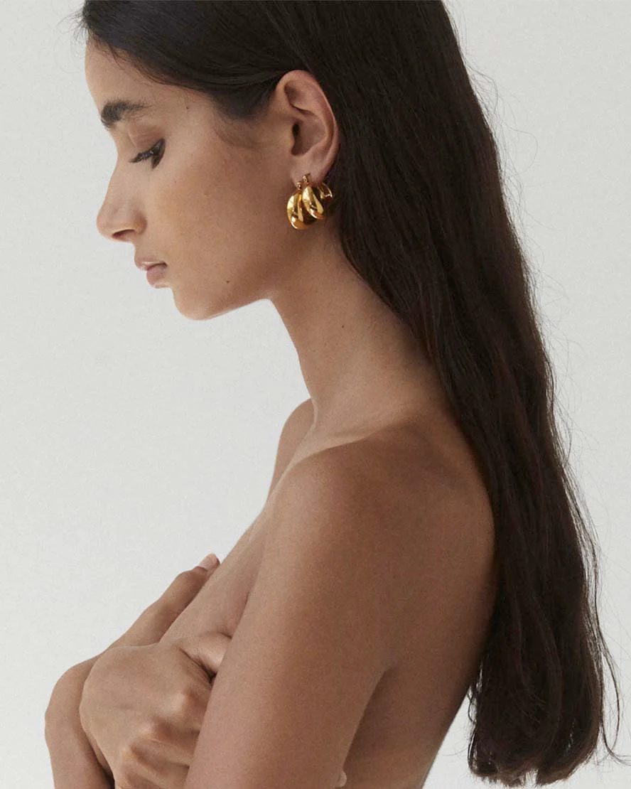 Jayla Earrings in Gold - Image 3