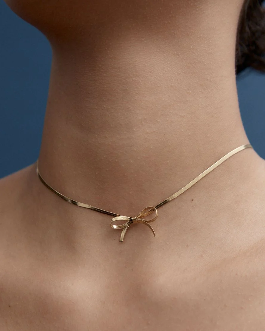 Kayla Necklace in Gold - Image 3