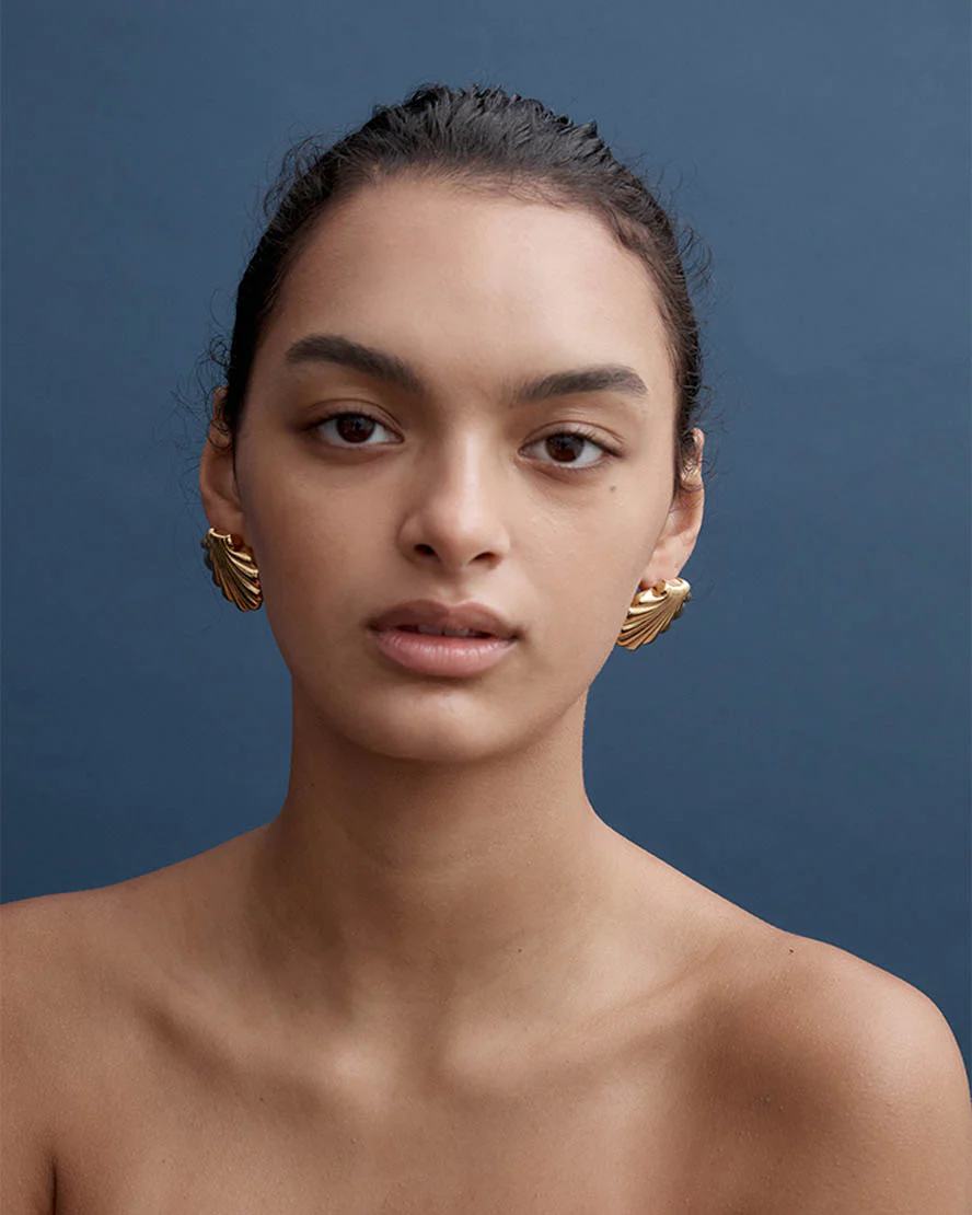 Leilani Earrings in Gold - Image 3