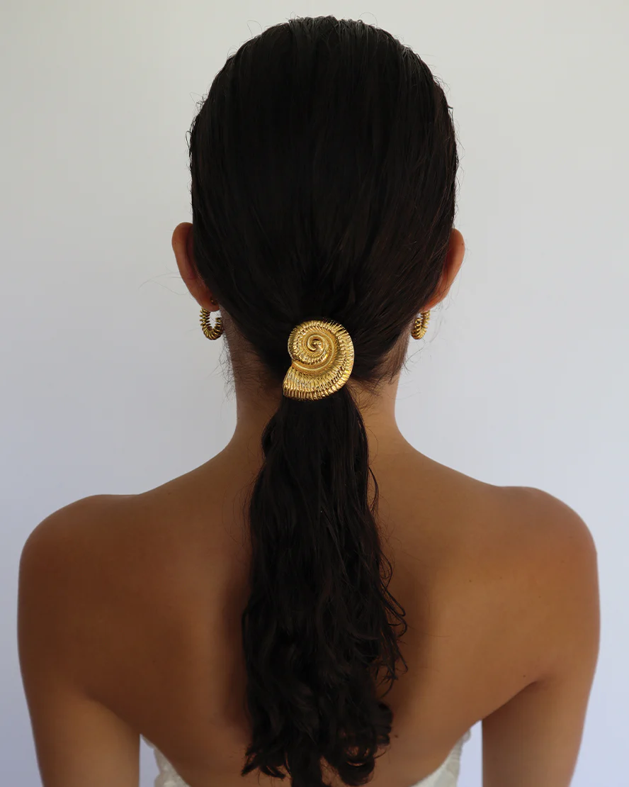 Liora Hair Tie in Gold - Image 3