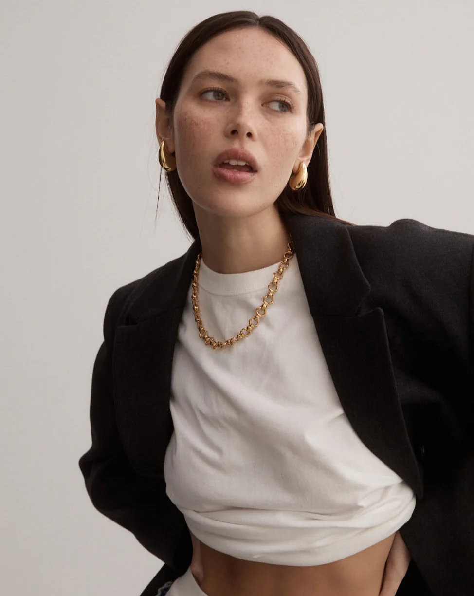 Marcello Earrings in Gold - Image 4