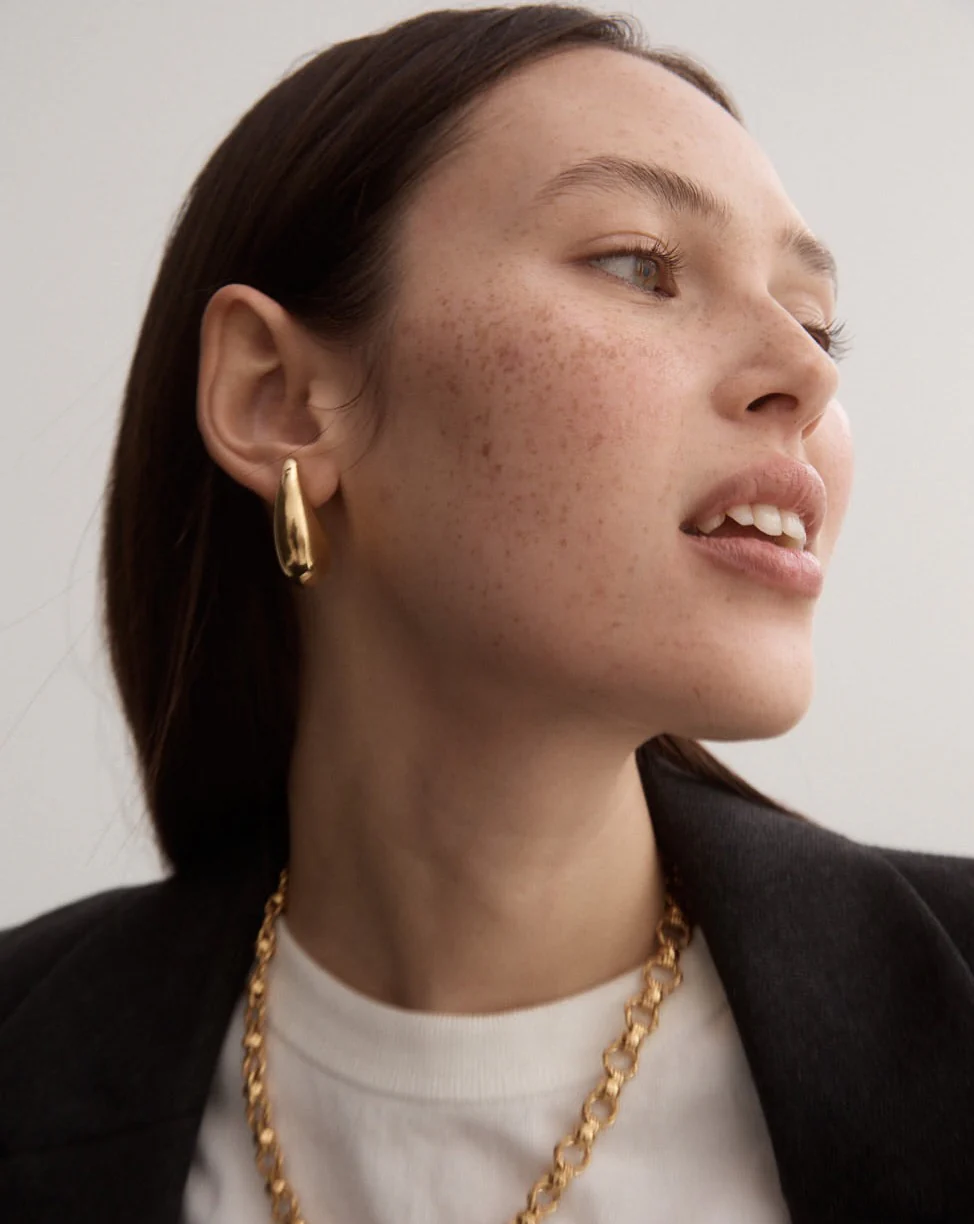 Marcello Earrings in Gold - Image 7