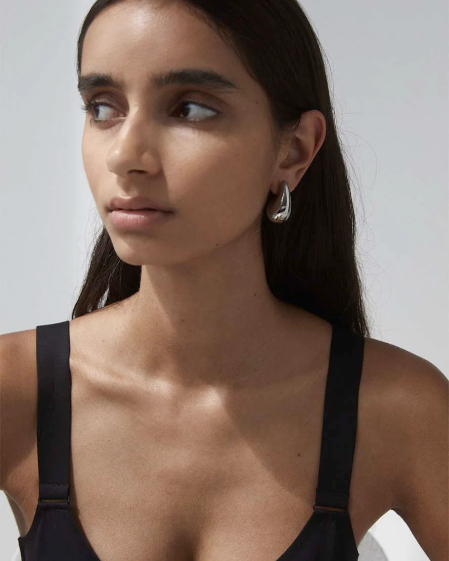 Marcello Earrings In Silver - Image 4