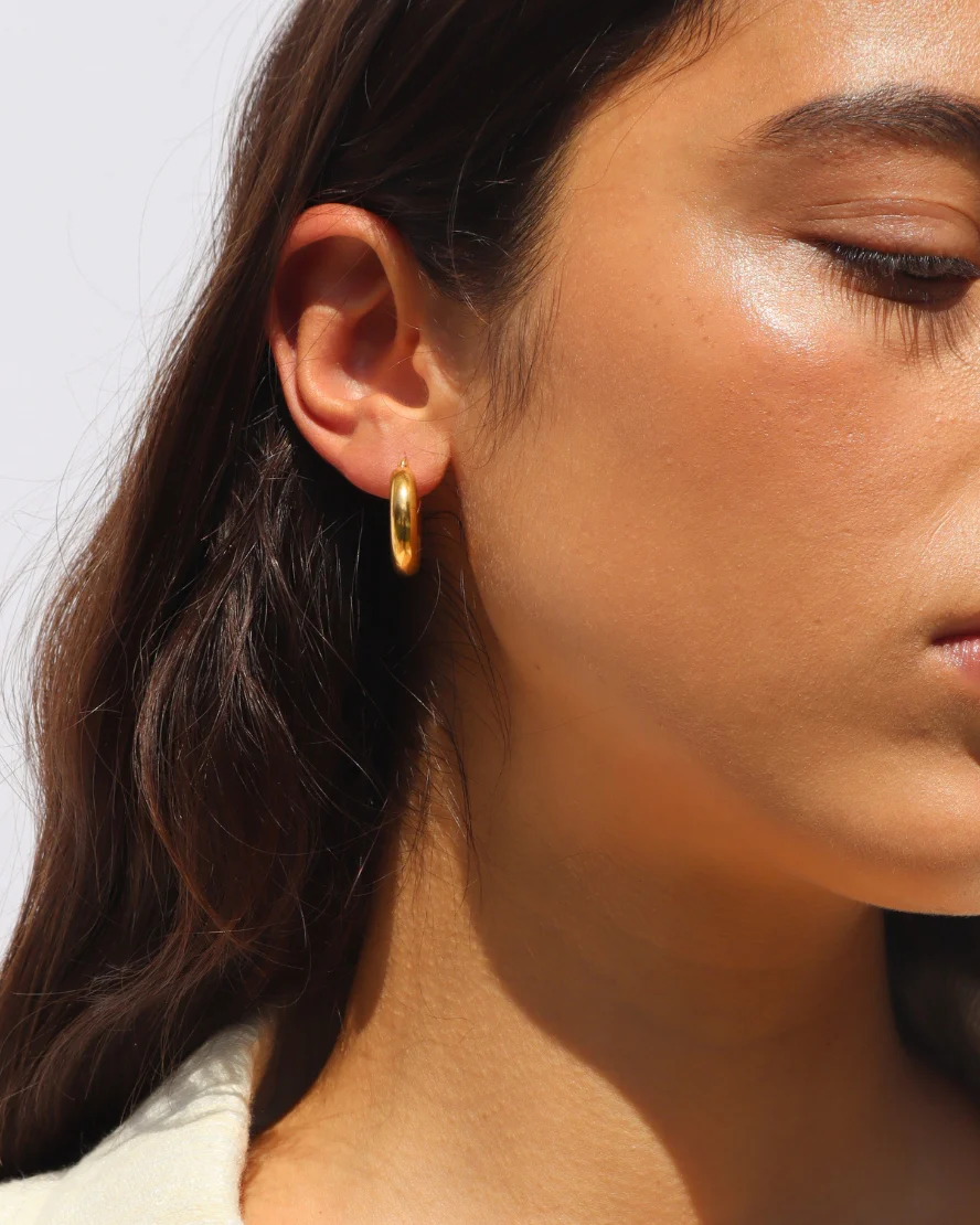 Mateo Earrings in Gold - Image 3