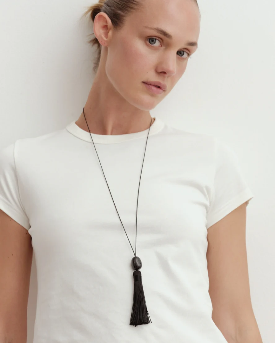 Milan Necklace Black - Image 3