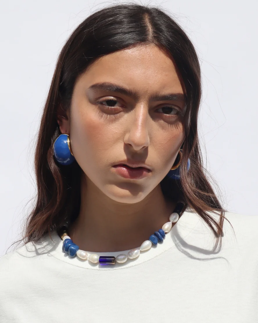 Mitzi Necklace in Pearl - Image 4