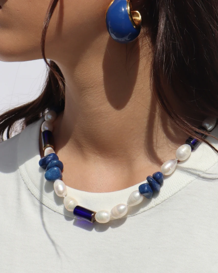 Mitzi Necklace in Pearl - Image 5