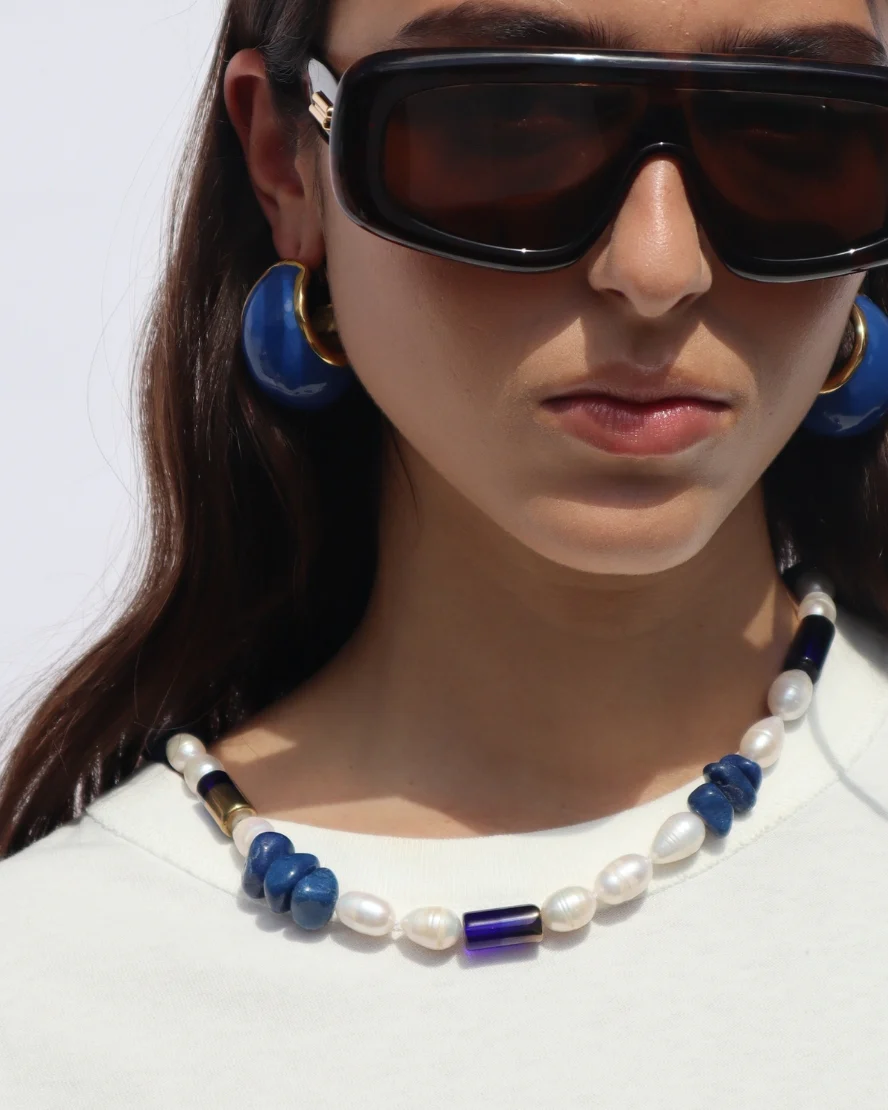 Mitzi Necklace in Pearl - Image 6