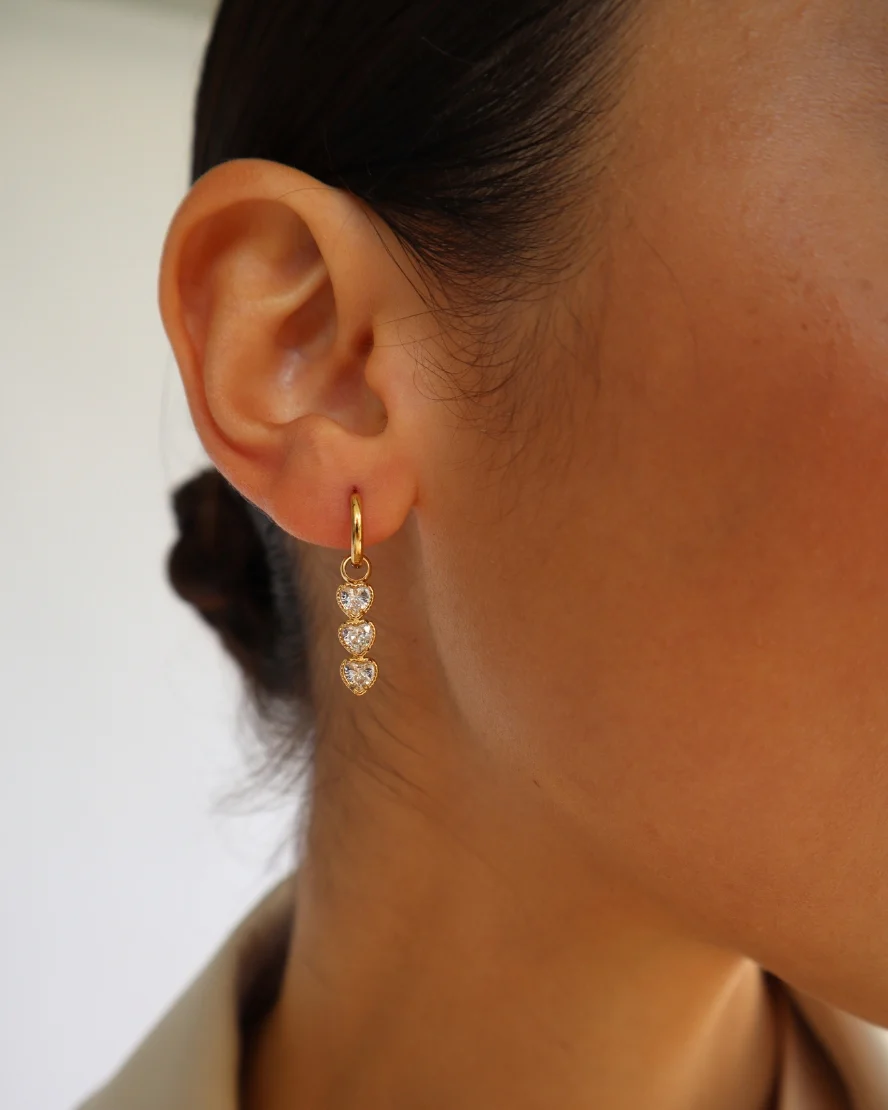 Moriah Earrings in Gold - Image 3