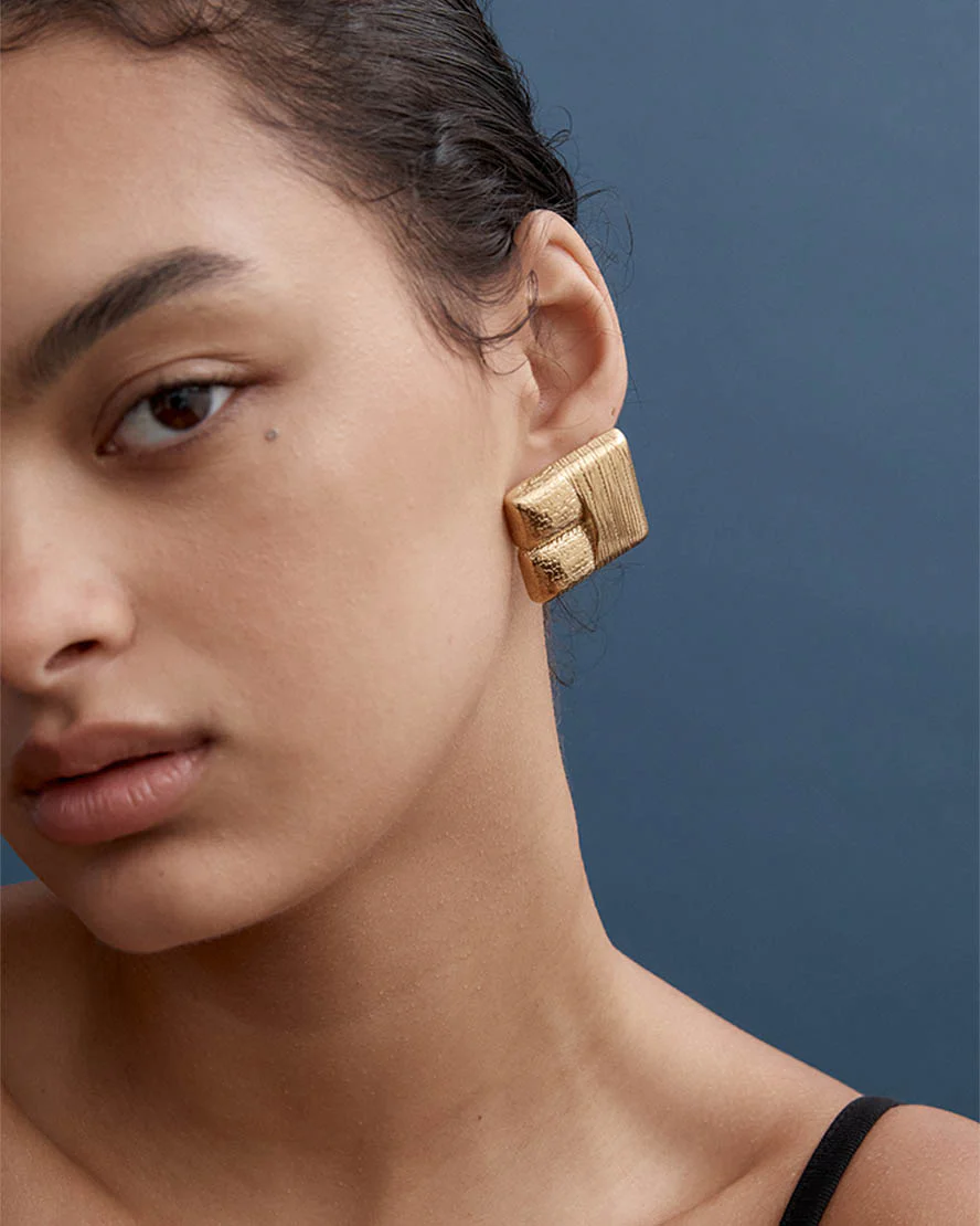 Nevaeh Earrings in Gold - Image 3