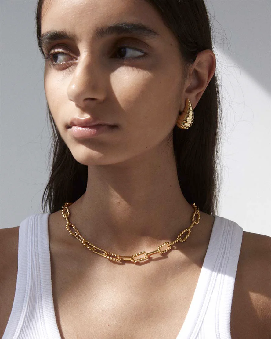Nori Earrings in Gold - Image 3