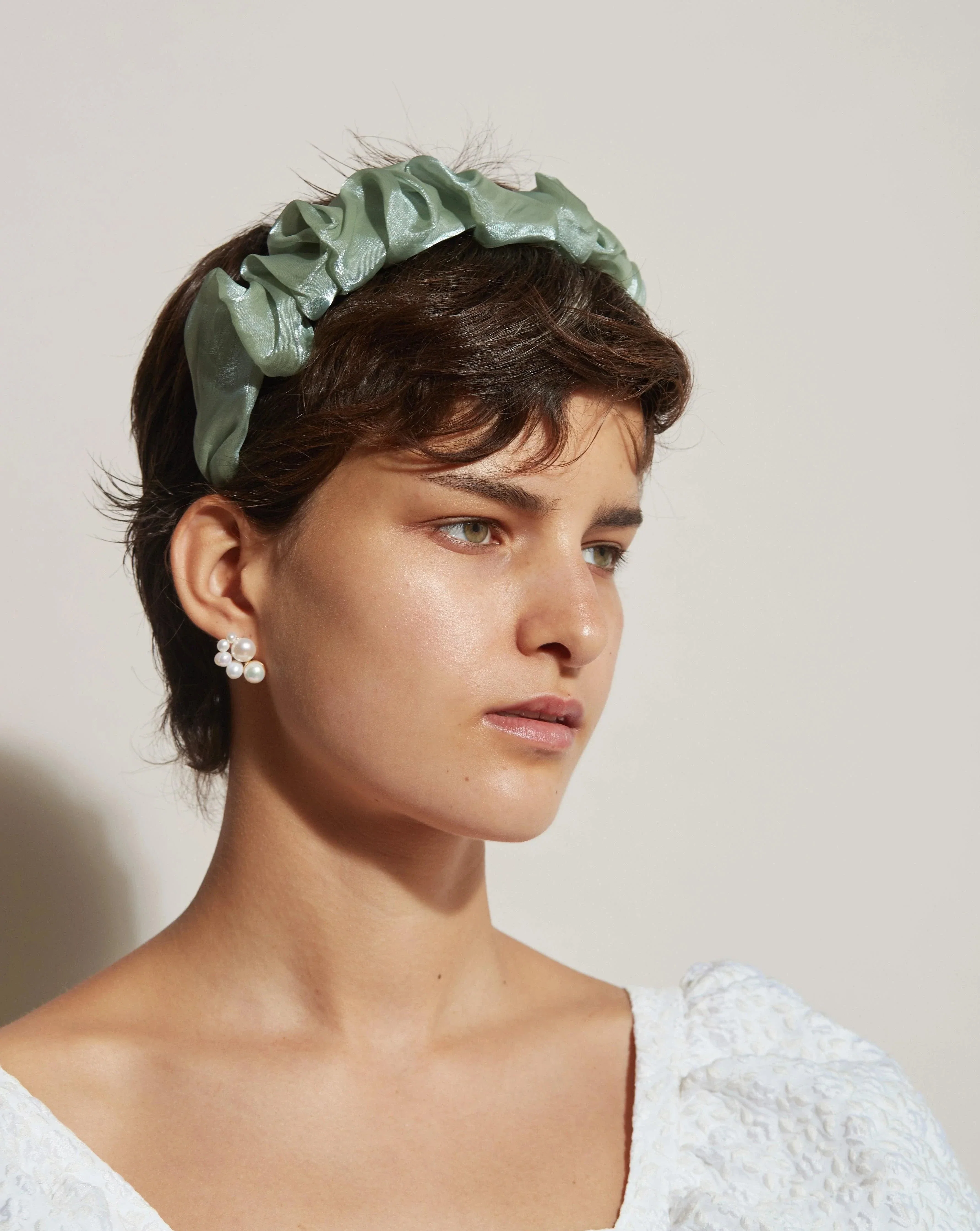 Organza Ruffled Headband - Image 4