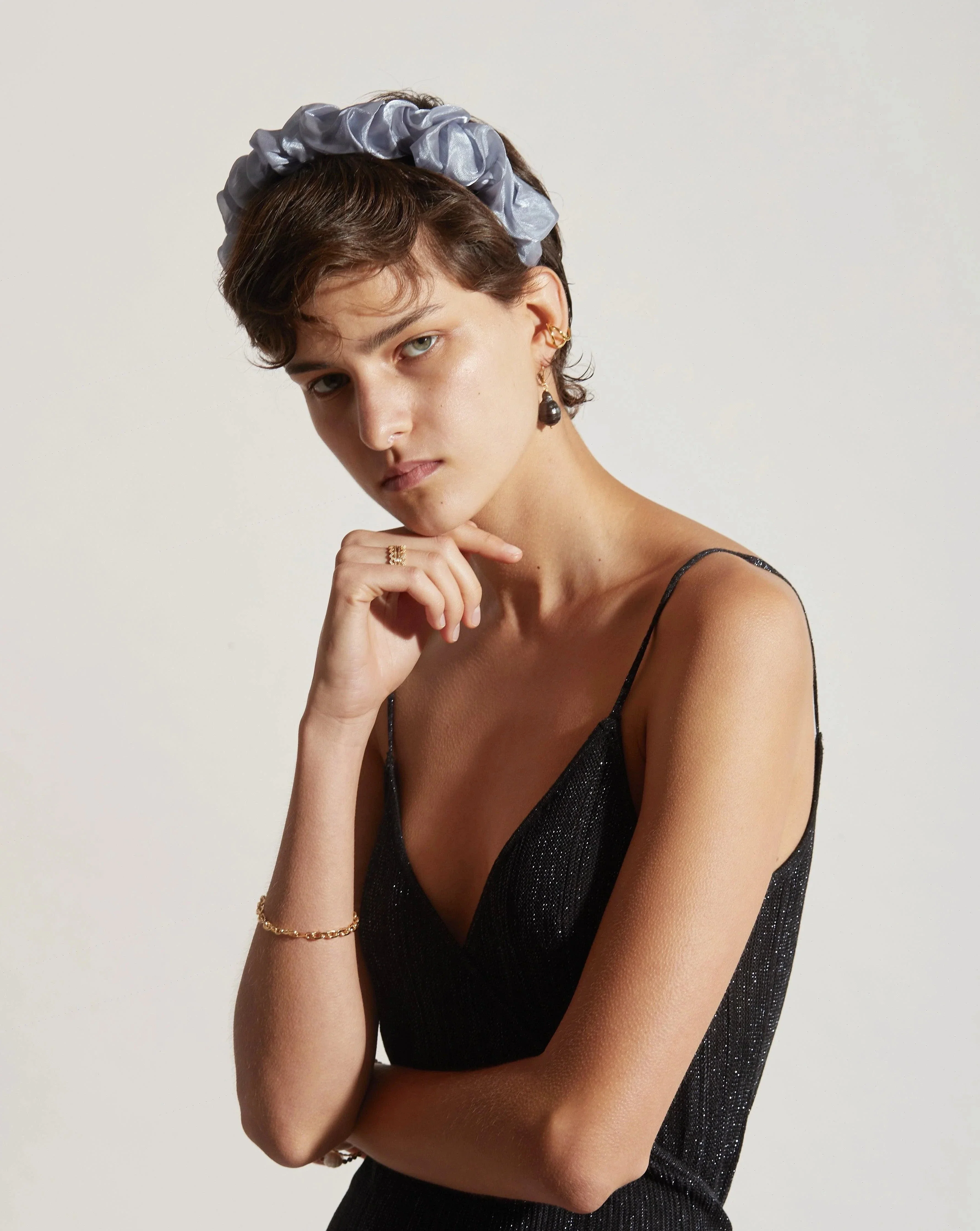 Organza Ruffled Headband - Image 6