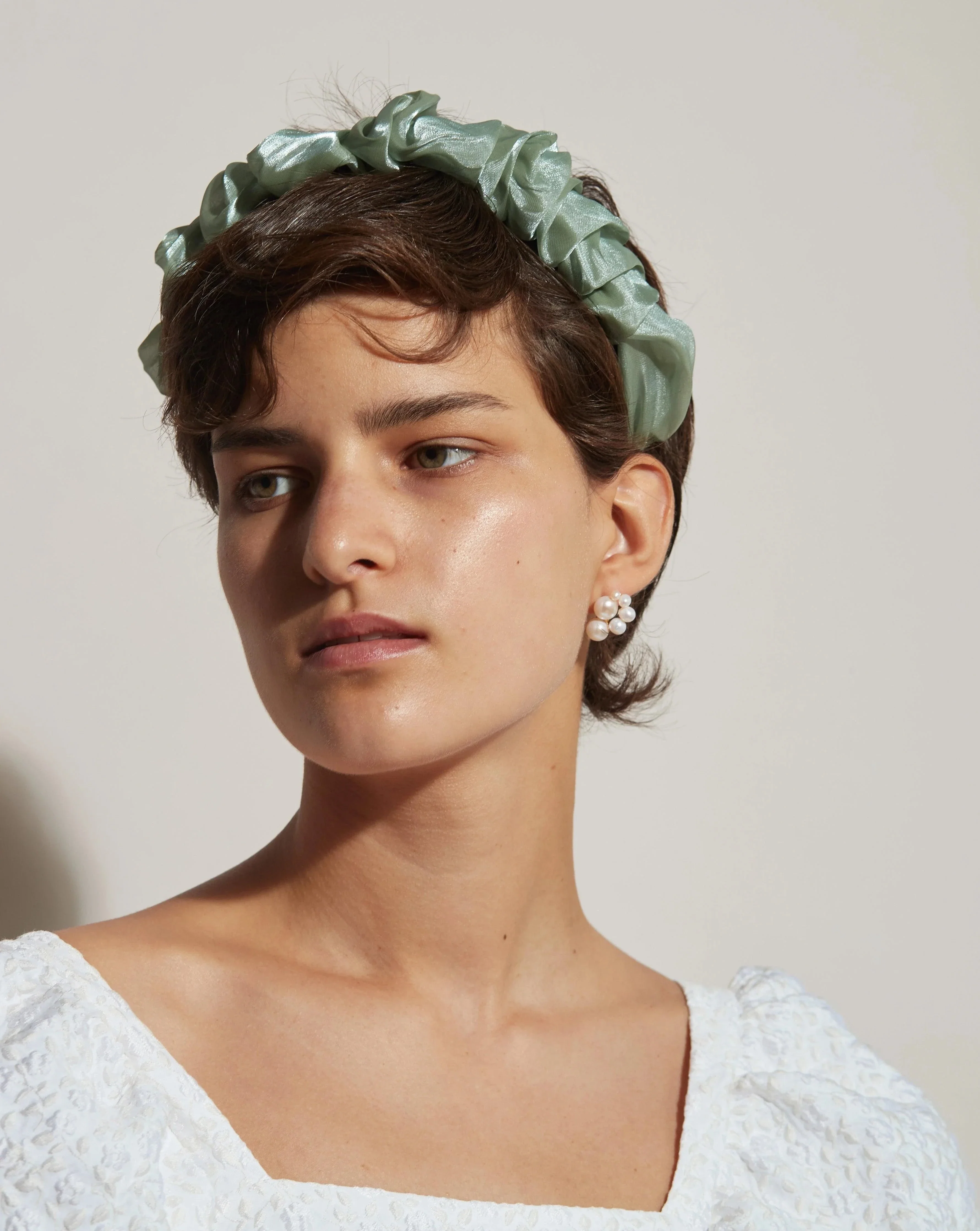 Organza Ruffled Headband - Image 7