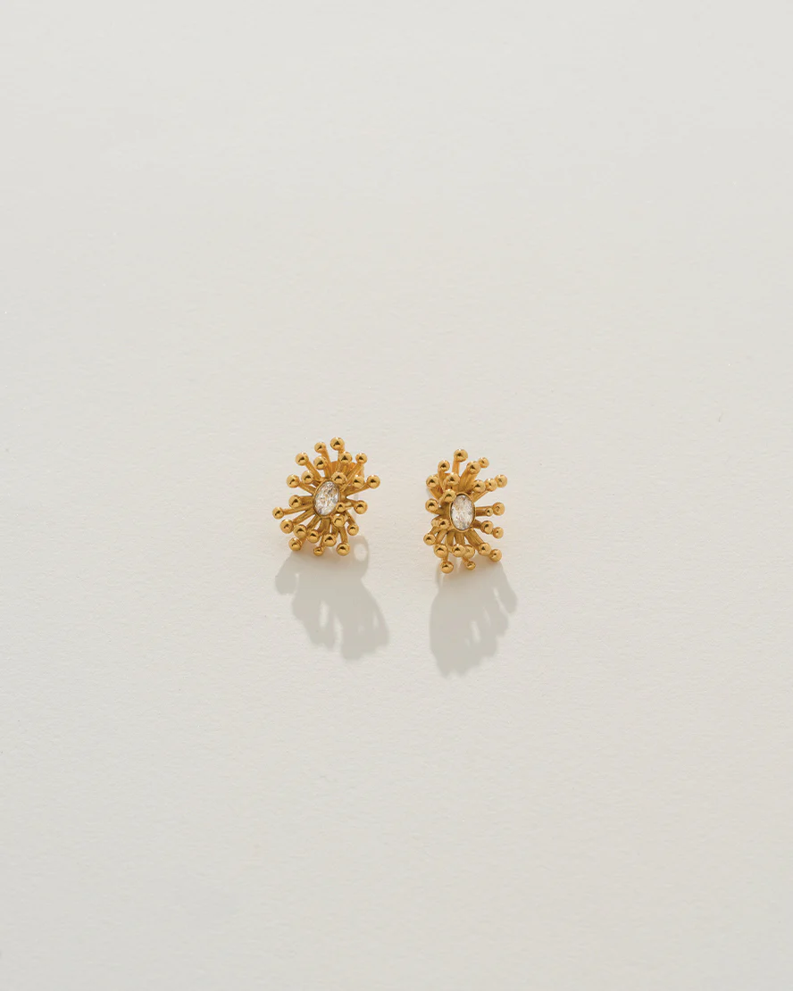 Oriana Earrings in Gold & Crystal