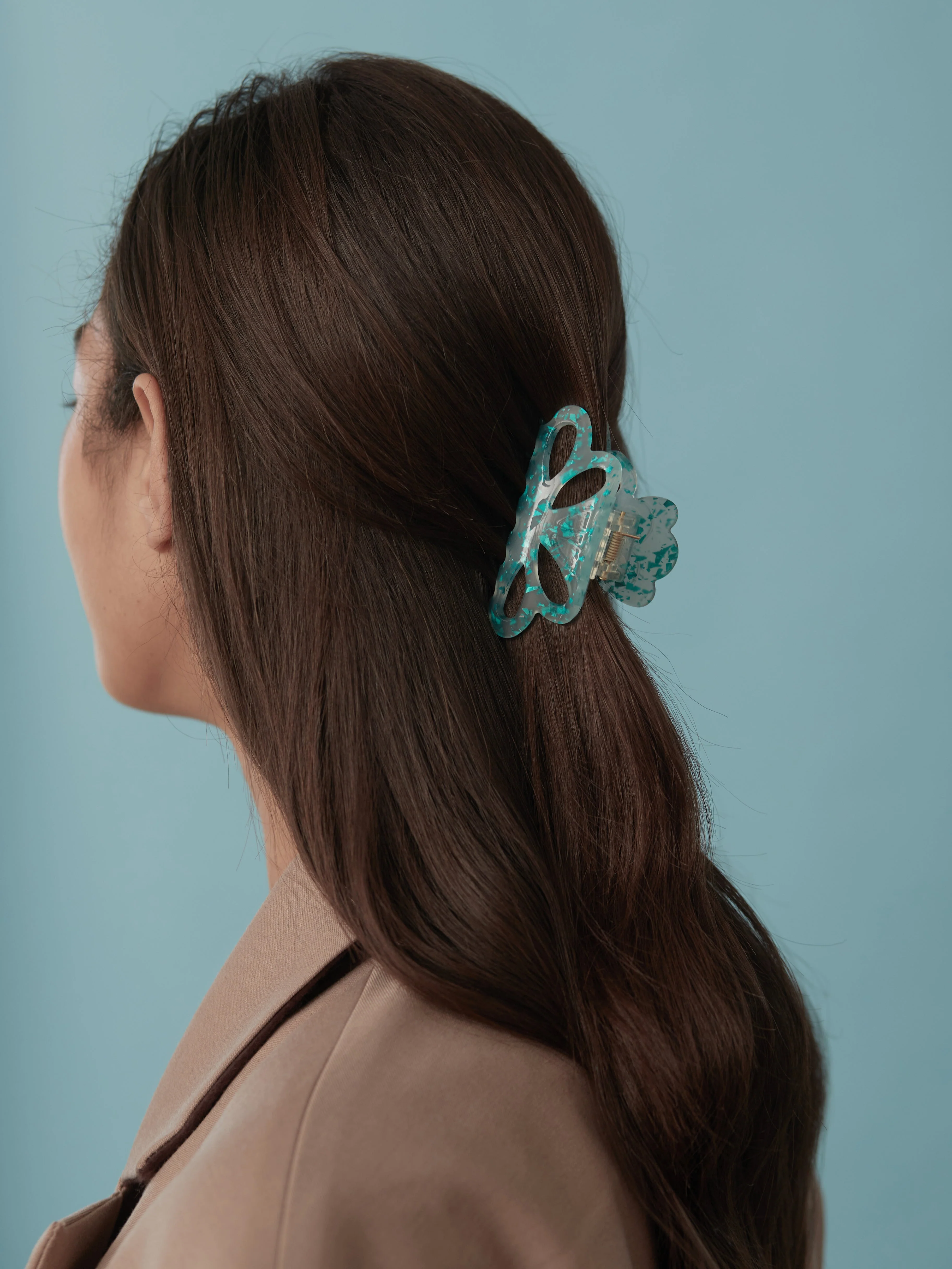 Phoebe Clip Aqua - Image 3