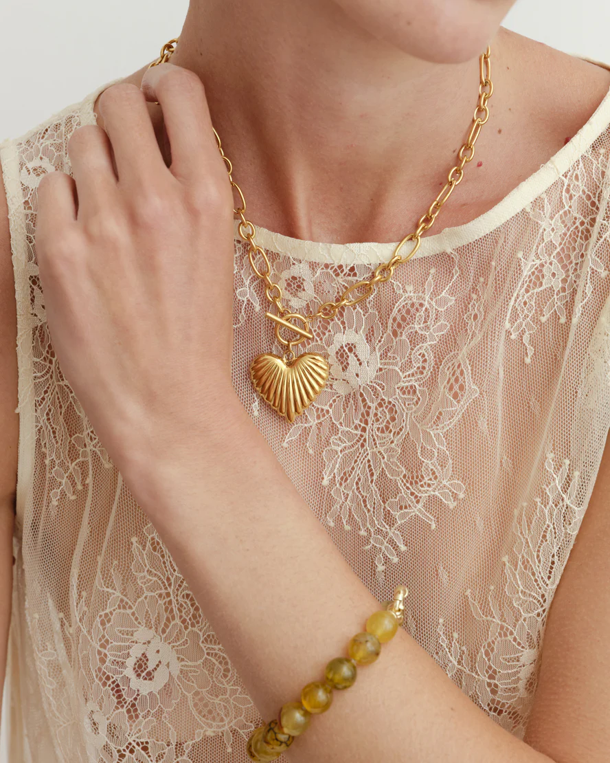 Priella Necklace in Gold - Image 3