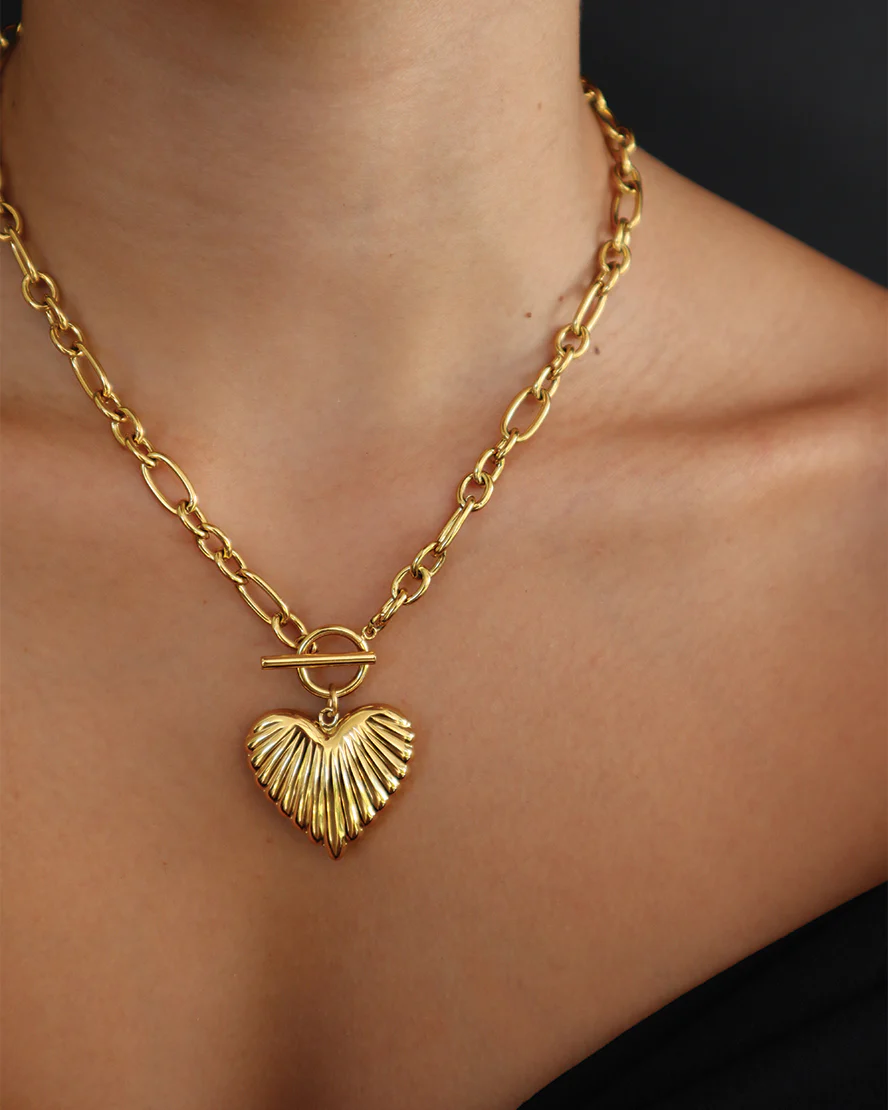Priella Necklace in Gold - Image 5